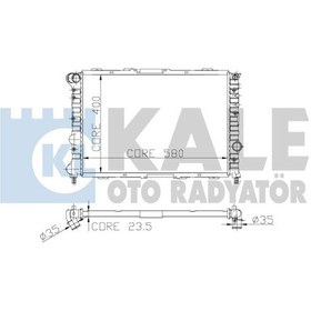 Resim Radyatör Klimali Alfa 156 1997-2005 Alfa Romeo 156 1997-2006 504645083 