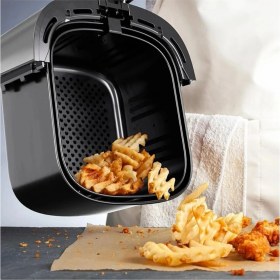 Resim Blaupunkt Taste Master Tek Hazneli Dokunmatik 5.5 Litre Air Fryer Fritöz 1700W Gri 