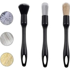 Resim Carmind Oto Detay Temizlik Fırçası Seti Premium 3 Parça 