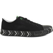 Resim Benetton® | Bn-30626-3374 Siyah Siyah - Erkek Spor Ayakkabı Siyah-Siyah|43 