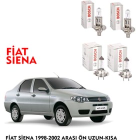 Resim Fiat Siena 2002 Model Ön Uzun-kısa 4 Lü Far Ampülü Takımı 