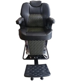 Resim Nehir Mobilya Petek Desenli Berber Koltuğu 