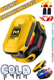 Resim Maybax Manyetik Rgb Oyun Soğutucu, Pubg Için Powerbankli Kablosuz Radyatör Fan Telefon Soğutucu 