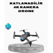 Resim Selfbuysell 4K Kamera Özellikli Katlanabilir Drone Wi-Fi ve Yükseklik Sabitlemeli 
