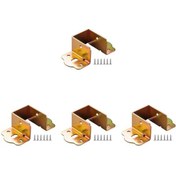 Resim Suntek 4 Parça Yatak Korkuluğu Braketleri Çerçevesi 35-mm Altın 