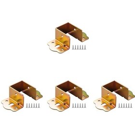 Resim Suntek 4 Parça Yatak Korkuluğu Braketleri Çerçevesi 35-mm Altın 