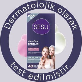 Resim Yüz ve Vücut Ağda Bandı Hassas Ciltler 40'li - STD / STD 