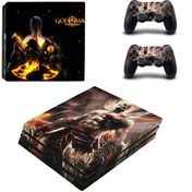 Resim Kt Grup God Of War Playstation 4 Pro Full Sticker Kaplamalar Uyumlu 