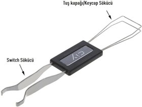 Resim Spelt Mekanik Klavye Switch ve Tuş Kapağı Sökme Aparatı 