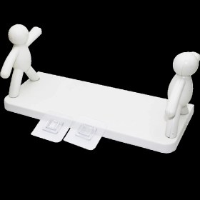 Resim Rambo Manken Tutacaklı Plastik Etejer Yapışkanlı BÜYÜK=13.5X33CM (4887) 