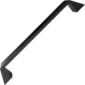 Resim Storemax Mutfak ve Banyo Dolabı Kapakları ve Çekmeceler Için Metal Kulp Paslanmaz Alüminyum Mobilya Dolap Kulbu 160MM Mat Siyah 2 Adet 