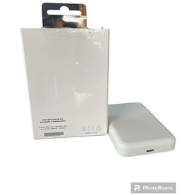 Resim Magsafe 5000mah Apple Uyumlu iPhone Kablosuz Wireless Powerbank Sarj Aleti-917 Siyah 