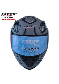 Resim Forza Alligator Full Face Kapalı Güneş Vizörlü Gözlüklü Motorsiklet Kaskı Açık Nardo Gri 