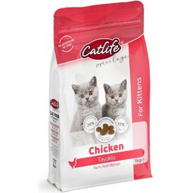 Resim Catlife Kitten Tavuklu Yavru Kedi Maması 1 KG 