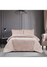 Resim Soft Battaniye Çift Kişilik 220 X 240 Gül Kurusu Yastık Kılıfı Hediyeli Gül Kurusu 