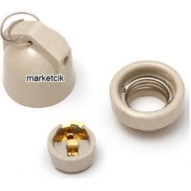 Resim Marketcik E27 Porselen Yağmur Duy 