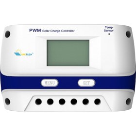 Resim Uretech 60 A Amper Şarj Kontrol Cihazı 12/24V 60 AH Usb Çıkışlı 