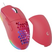 Resim Rampage Blınk Pembe 7 Makro Tuşlu Rgb 12800 Dpı Gaming Oyuncu Mouse 
