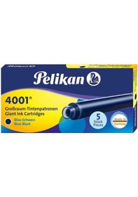Resim Pelikan Gtp5 Uzun Dolma Kalem Kartuşu Mavi Siyah 