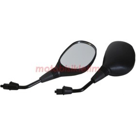 Resim Monero Motosiklet 10 Mm Düz Diş Ayna Takımı Cub - Scooter - Cg Qy-256 