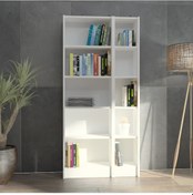 Resim Yetimobilya Kuta Flat85 Kitaplık Kütüphane 