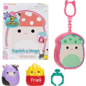 Resim Eco Lounge Squish-a-longs 3 Figür + Yüzük Çantalı Sürpriz Paket Seri 1 
