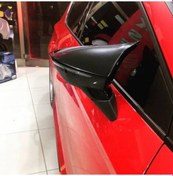 Resim Seat Leon Mk3 Ve Mk3.5 Yarasa Batman Siyah Parlak Ayna Kapağı 