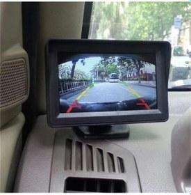 Resim 4.3 Inç Ekran + 4 LED Gece Görüşlü Geri Vites Kamera Seti 