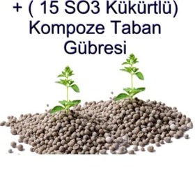 Resim 10 KG 15 15 15 Kompoze Azot Fosfor Potasyum Kükürt Çinko Gübre 