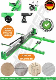Resim HEİLBER YENİ NESİL GREEN 120CM LAZERLİ YAĞLI ÇİFT SÜRGÜLÜ HASSAS KESİM METRELİ SERAMİK FAYANS GRANİT KESME M 