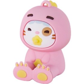 Resim E2M Sevimli Kedi Anahtarlıklı Telefon Standı Pudra 