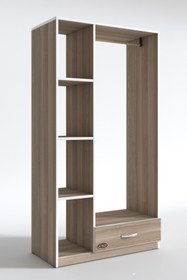 Resim Kenzlife Giysi Dolabı Mengühan 175*90*40 Crd Gardırop 1 Çekmeceli 