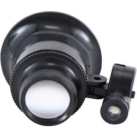 Resim -20x Büyütmeli,saat,takı Onarım Için Cam Lensli Optik Işıklı Göz Büyüteç-mg13b--9a 