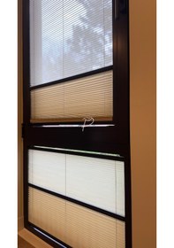 Resim Plise Perde Cam Balkon Perdesi Gece Gündüz Çiftli Sistem Zengin Renk Çeşiti Çok Renkli 