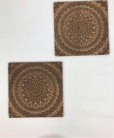 Resim Bardak Altlığı Model -20 Kahverengi 