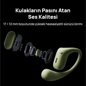 Resim Braventa Collection Huaweı Freearc Açık Tasarımlı Kulaklık, Yüksek Ses Kaliteli Bluetooth Kulaklık, Güvenli Uyum ve Konf 