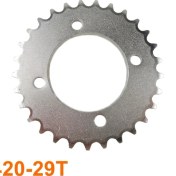 Resim Cloudstore Silvery Şanzıman Dişlisi Ve Güçlü Zincir Dişlisi 420 29t Elektrikli Üç Tekerlekli Motosiklet 