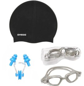 Resim Avessa 3 Lü Yetişkin Havuz Seti Gri 2788 Siyah 