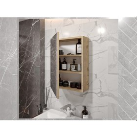 Resim Banyo Tuvalet Aynalı Dolap Lefkas Çok Renkli 