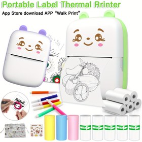 Resim MOULOSY Taşınabilir Termal Yazıcı Kablosuz, USB Güçlü Mobil Yazıcı 13 Rulo Termal Kağıt, Mürekkebe Gerek Yok, for iPhone, Android, Etiketler, Faturalar, Fotoğraflar, Notlar için Kompakt Cep Yazıcısı - Ev, Ofis, Seyahat, El Sanatları için İdeal - Etiketler ve Çanta Dahil, Fatura Yazdırma, Eğlenceli Tasarım, Verimli Yazdırma, Ofis Çalışanları, Fotoğraf Yazdırma, Şık Tasarım, Dayanıklı Yapı, Ev Kullanıcıları, etiketler, rulolar, sayfalar, şeritler vb. ile birlikte gelen termal kağıt, etiketler 