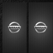 Resim Modifiye Fabrikası Araç Kapı Direği Kaplama Folyosu Uv Baskılı 2'li SET-50X24 - Nissan 