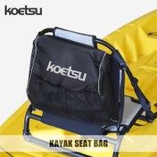 Resim KOETSU Ağır Hizmet Kayak Koltuğu Depolama Çantası Ayarlanabilir Askı ile - Yüksek Kaliteli Organizatör, Güvenli Kapatma, Deniz Kayak Sandalyeleri, Kano, Tekne ile Uyumlu - Dayanıklı 600D Oxford Kumaş Kayak, Kano, Balıkçılık için - Başlangıç ve Profe 