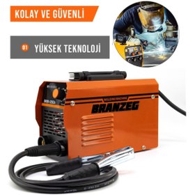 Resim BRANZEG İnverter 250 Amper Dijital Göstergeli Profesyonel Kaynak Makinası 
