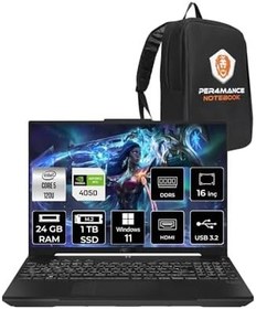 Resim ASUS TUF Gaming F16 Core 5 210H 24GB 1TB SSD RTX4050/6GB 140W WUXGA 16" W11H LP029 & PER4 ÇANTA 