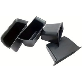 Resim Xuweiwei Suitable For Chery T2 Traveler 4 Pcs Matter Black Telefon Cebi Ve Kolçak Tepsisi Depolama Kutusu Abs Kapı Tutacak Saklama Kutusu 