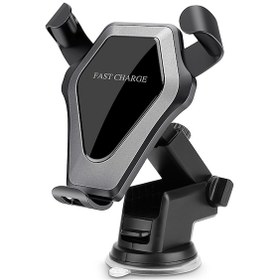 Resim Singree Hızlı Şarjlı Araç Kablosuz Şarj Aparatı - Qi Uyumlu, İphone & Samsung İçin Diğer 