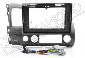 Resim NAVIDIAMOND HONDA CIVIC FD6 ANDROID TEYP ÇERÇEVE (10 INCH) - SOKET - CANBUS 