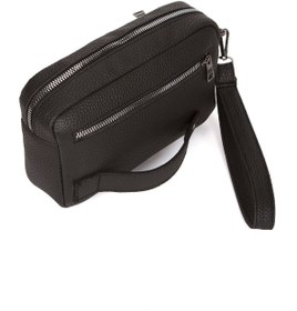 Resim CERFF LEATHER CLUP Siyah Clutch El Çantası Portföy Çanta 