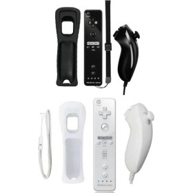Resim Nintendo Wii 2in1 Motion Plus Remote Kontroller + Nunchuk Kontroller Set 