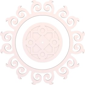 Resim Motifpiyer Lamba Tavan Göbeği 17-Motifli-Yuvarlak-1-Dış Çıtalı 